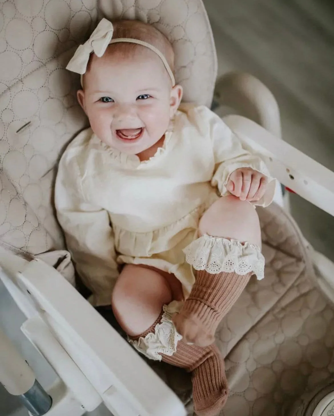 Boho  Baby Girls Linen Romper