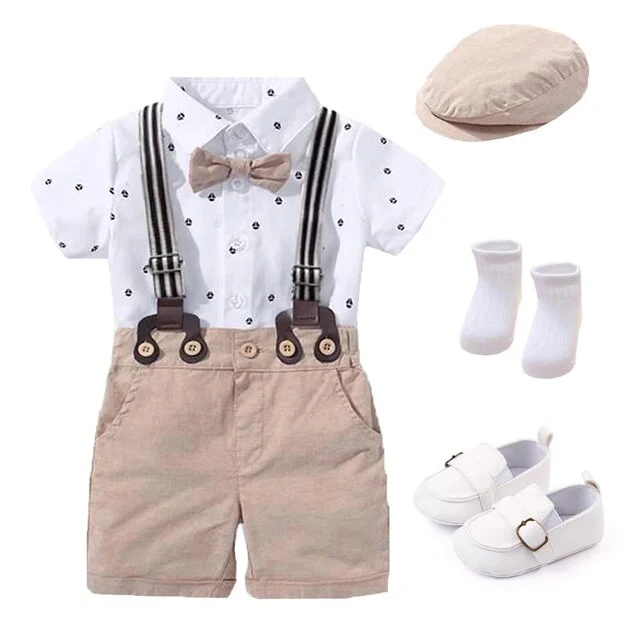 Berkeley - Baby Boy Gentleman Romper Suit Set
