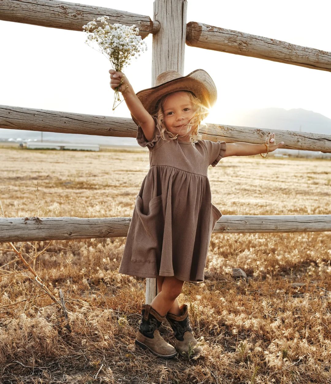 Nola - Girls Dress Short Sleeve with Pockets