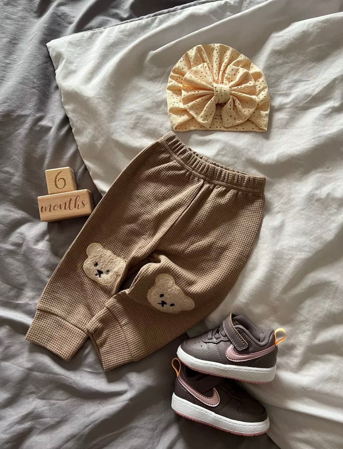 Baby Waffle Knit Cotton Beat Leggings