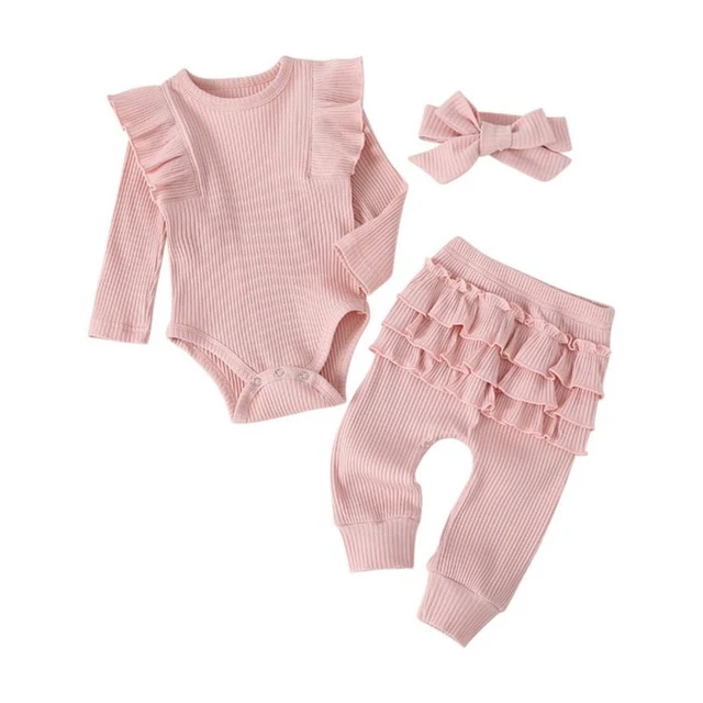 Girls Ruffle Tracksuit Set