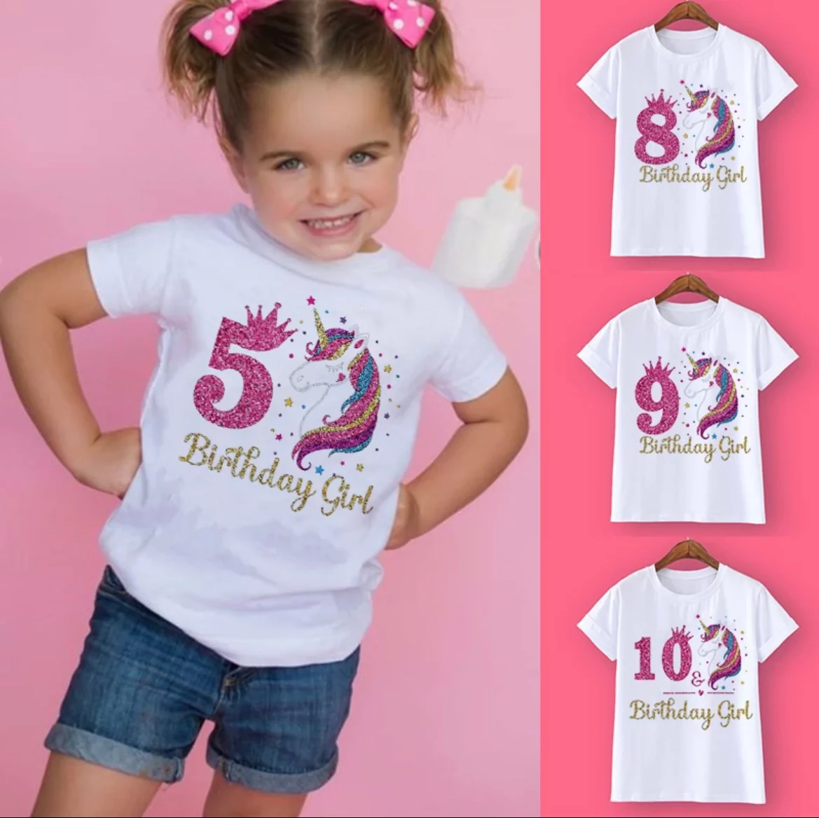 Unicorn Birthday Tee