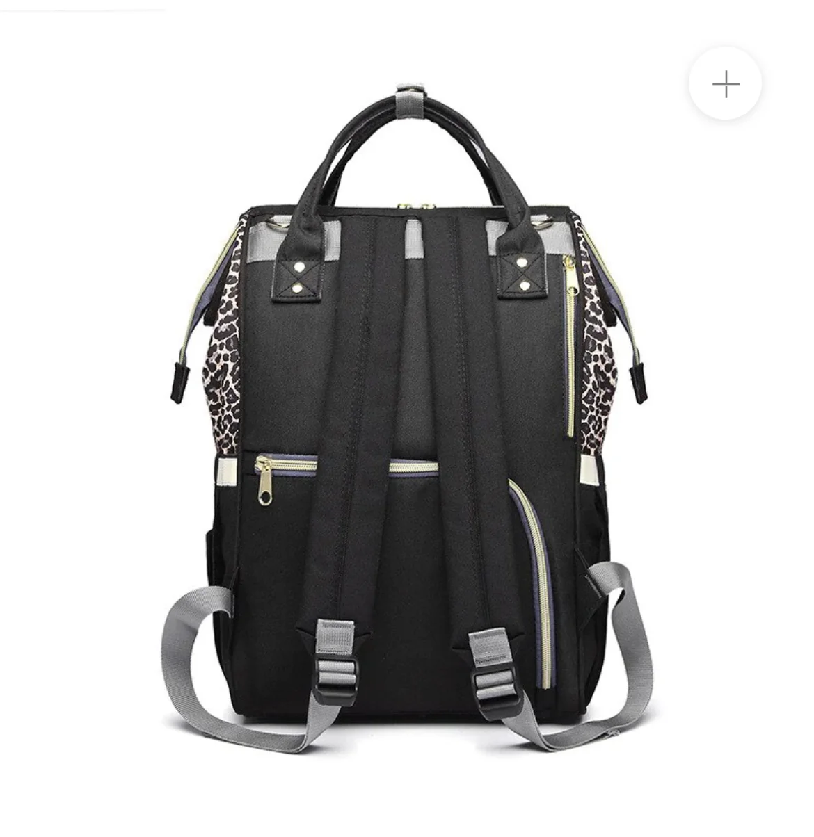 Leopard Nappy Bag - Baby Backpack