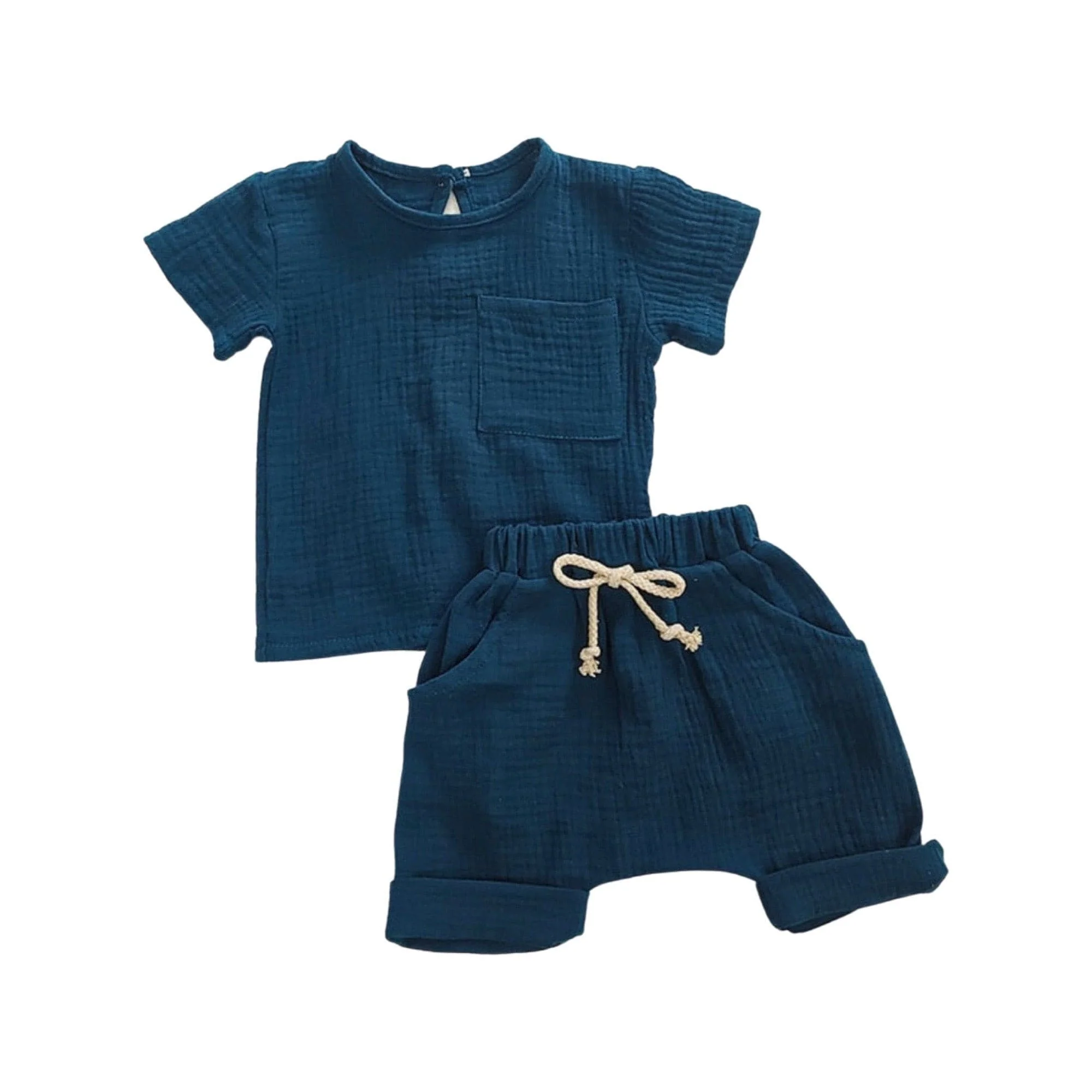 Sunny Set - Organic Cotton Baby Clothes Set - Summer Set Casual