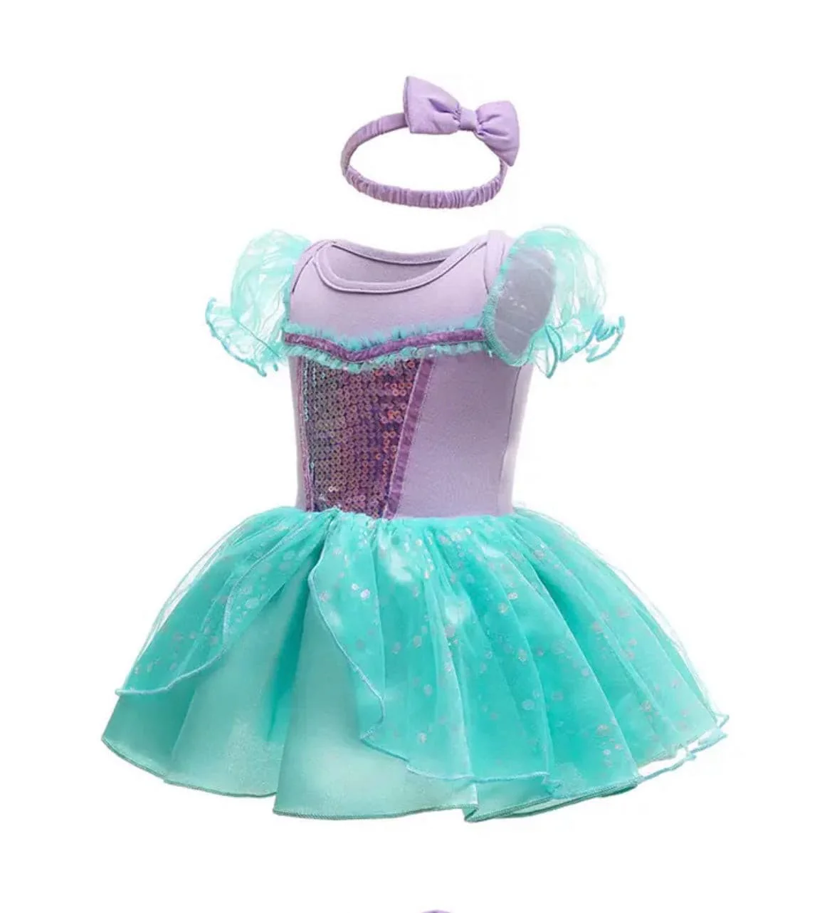 Mermaid Disney Costume Romper for Baby Girl Romper - Mermaid A