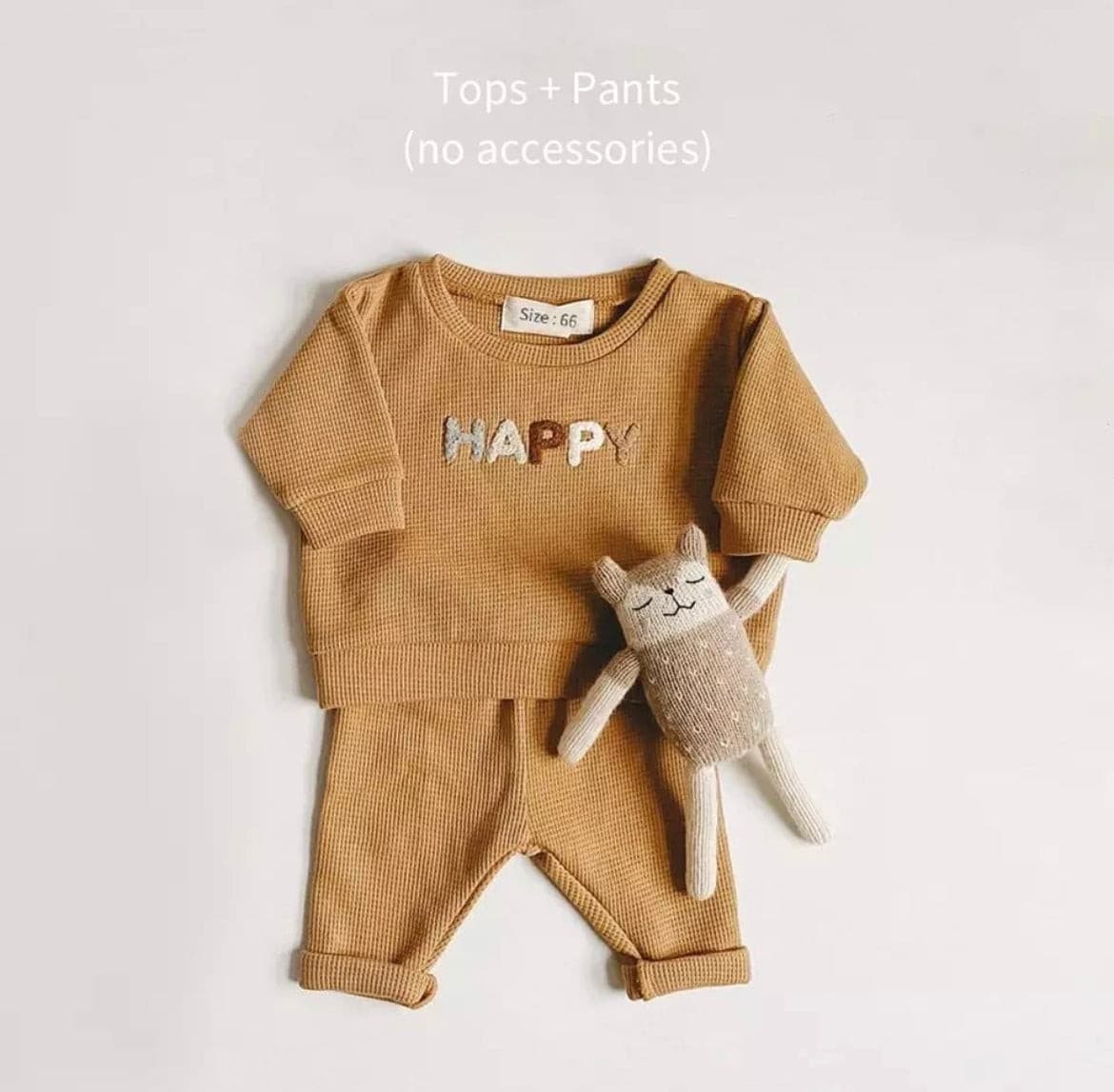Waffle Knit Unisex Tracksuit Set