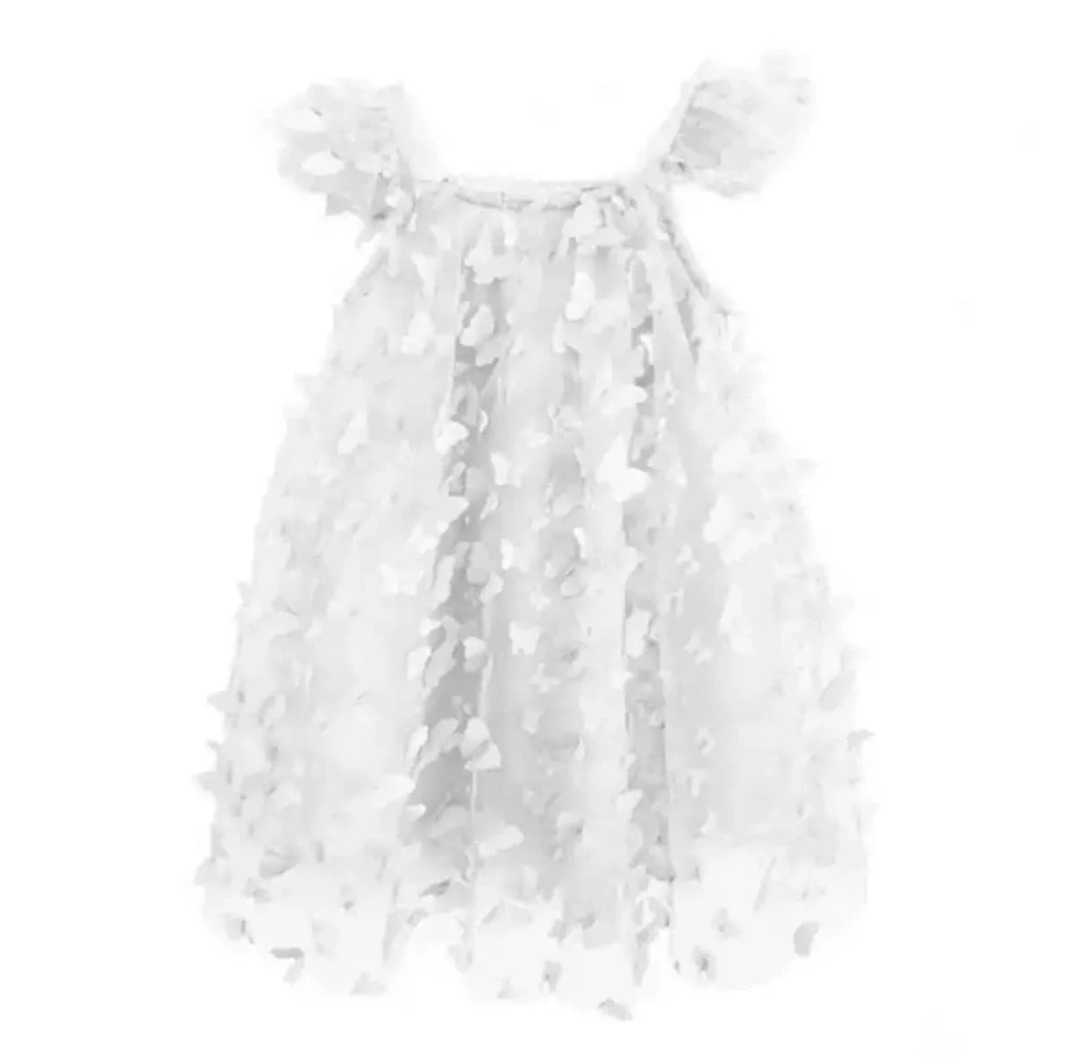 3D Butterfly Dress - Snow White