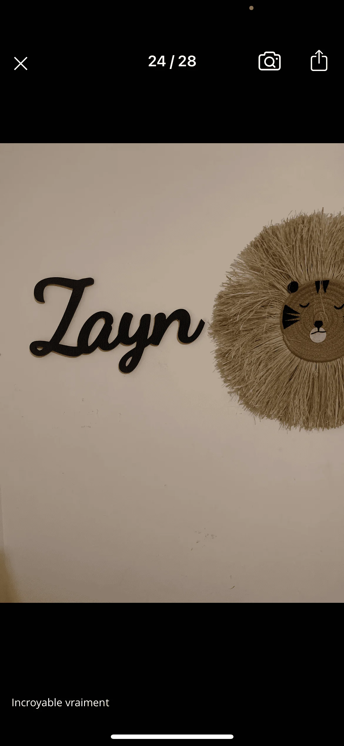 Wooden Name Sign - Coloured Personalised Nursery Decor