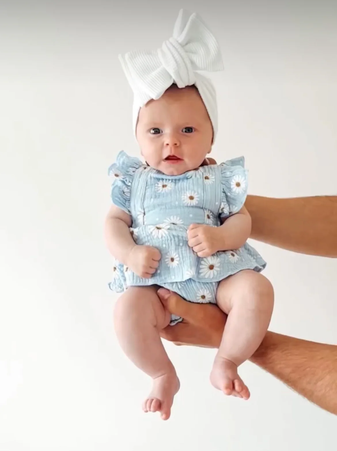 MUSLIN DAISY ROMPER - PURPLE