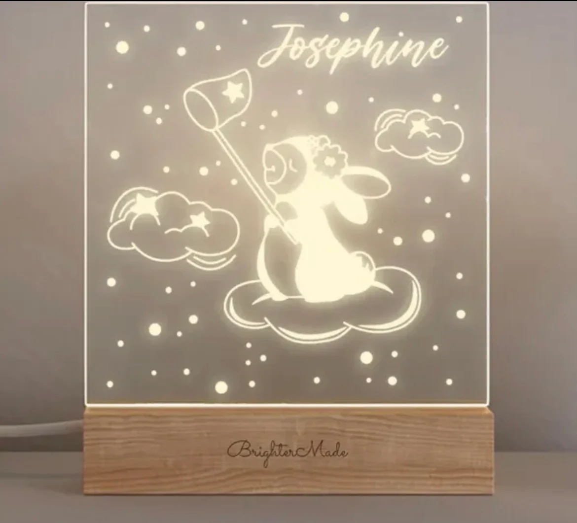 Personalised Night Light - Nursery Name Light