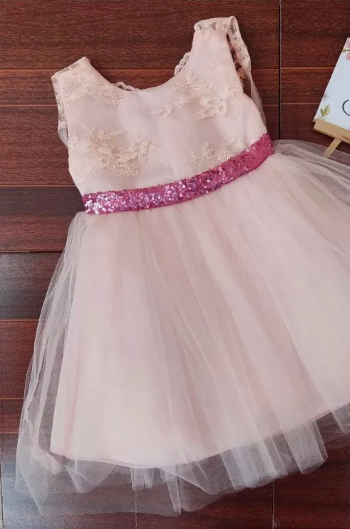 Elissa - Princess Tulle Dress with Large Sequin Bow
