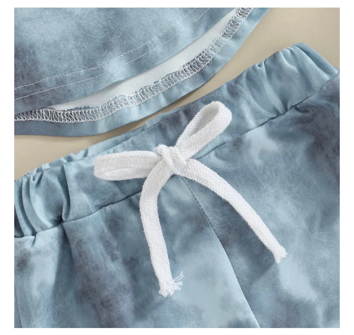 BYRON TIE-DYE SET - BLACK & WHITE