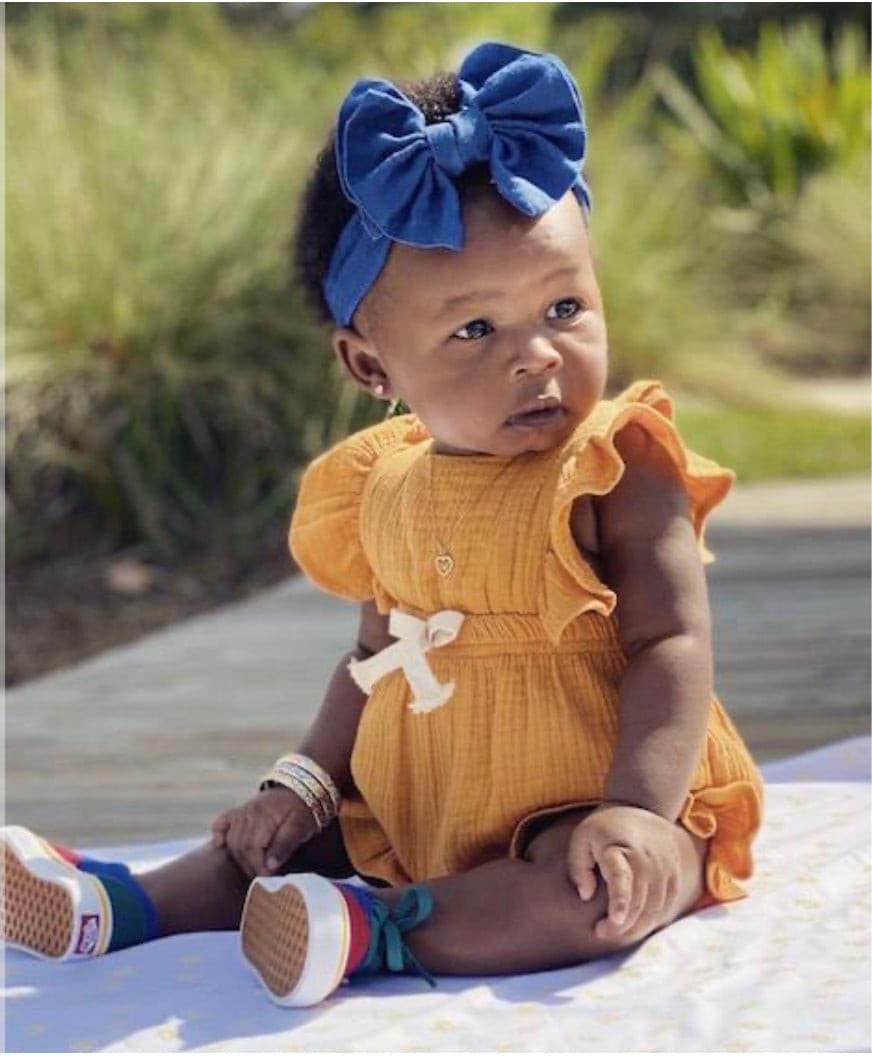 Lilly- Cotton Muslin Romper , Lilac