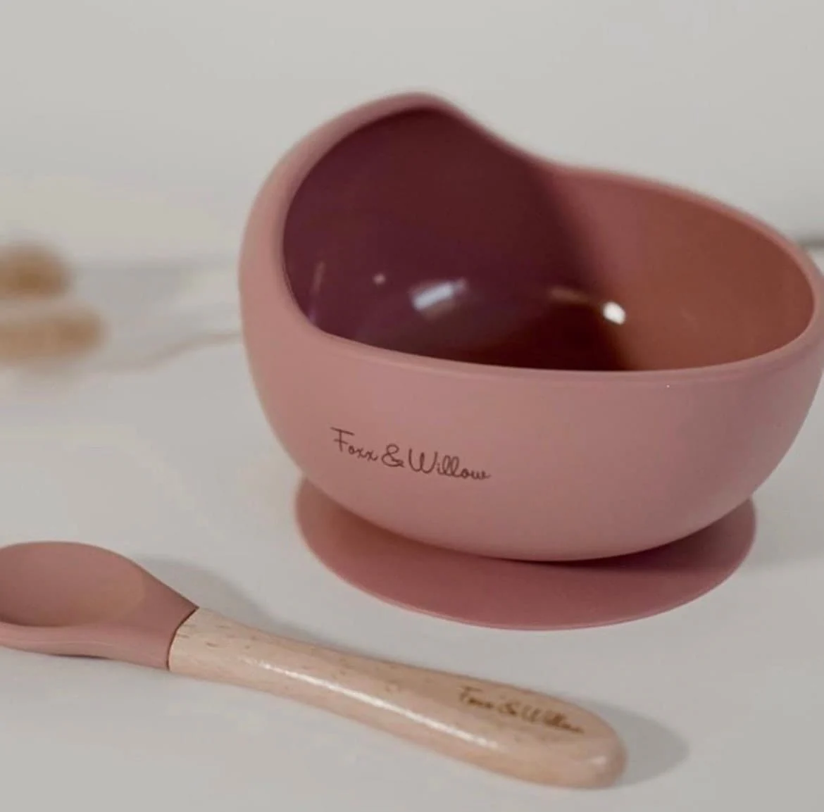 Personalised Baby Silicone Feeding Set, Personalised Spoon and Fork Set/ Toddler Feeding Set/ BPA Free - Eco Friendly - Baby weaning spoon