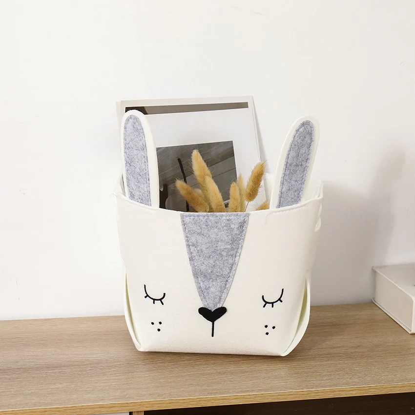 Woodland - Cute Woodland Storage Felt Box : Fox, Bunny, Bear , Deer