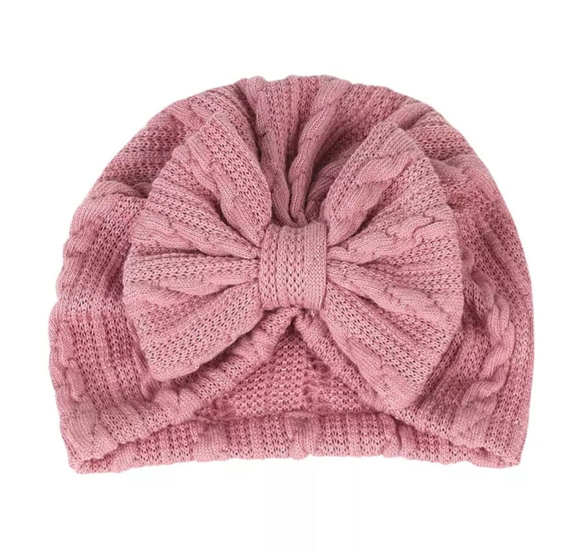 Waffle Stretchy Bow Knot Turban