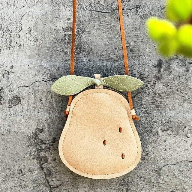 Cute Kids Mini Bags - Pear, LadyBug, Pumpkin Toddler Girls