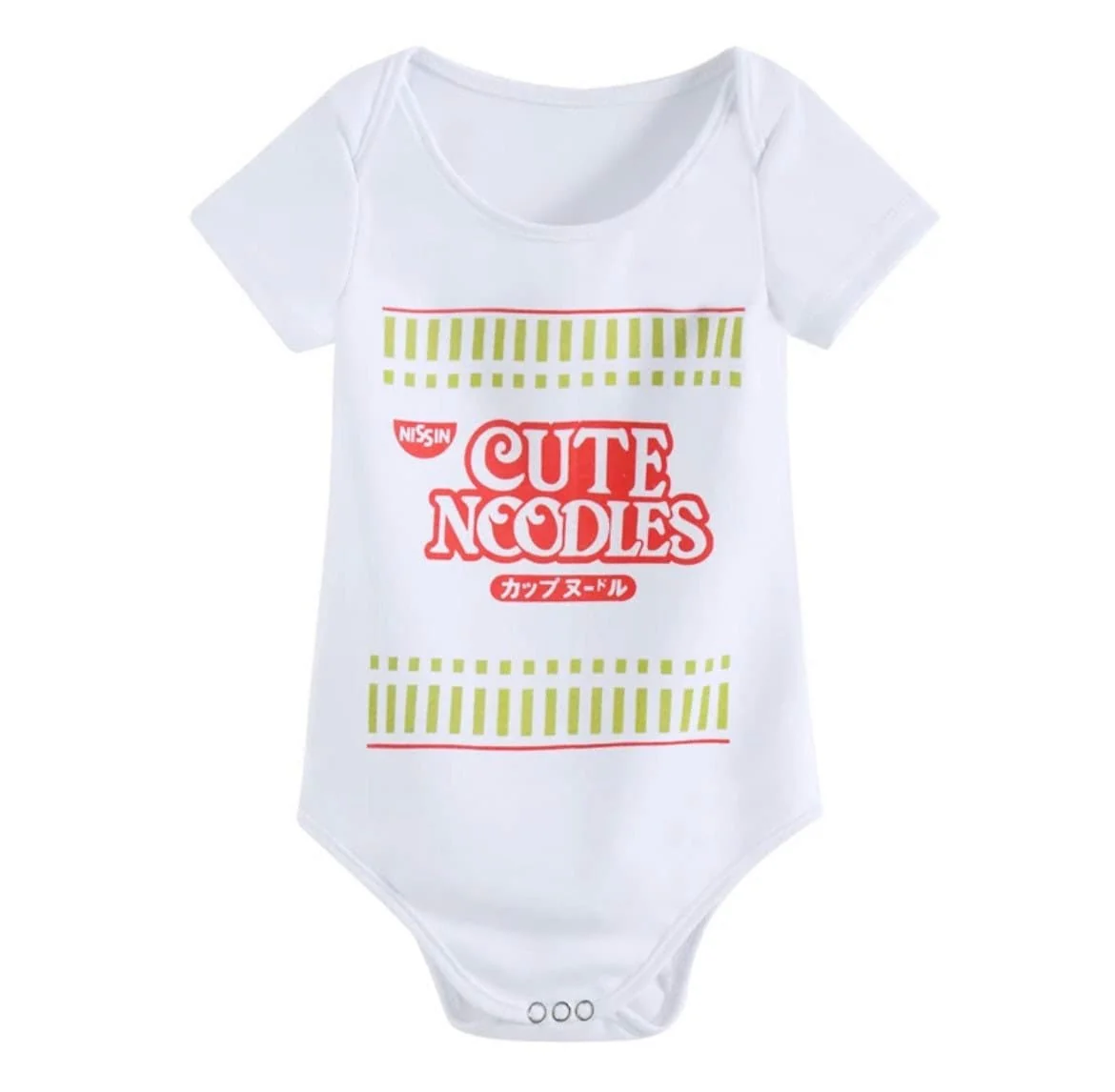 Cute Noodles Baby Romper, Cute Baby Romper, Gender Neutral Baby Romper , Unisex Romper, Baby boy Romper , Baby girl Romper , Funny Romper