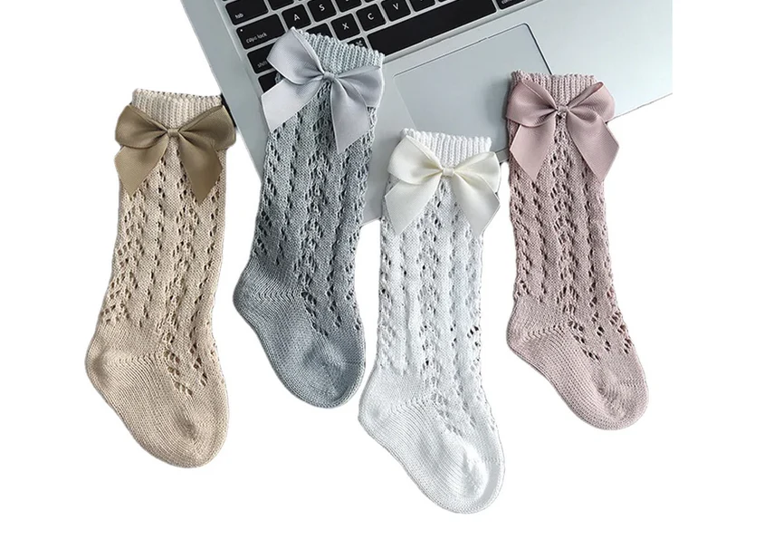 Crochet Girls Socks - Spanish Style Girls Socks - White