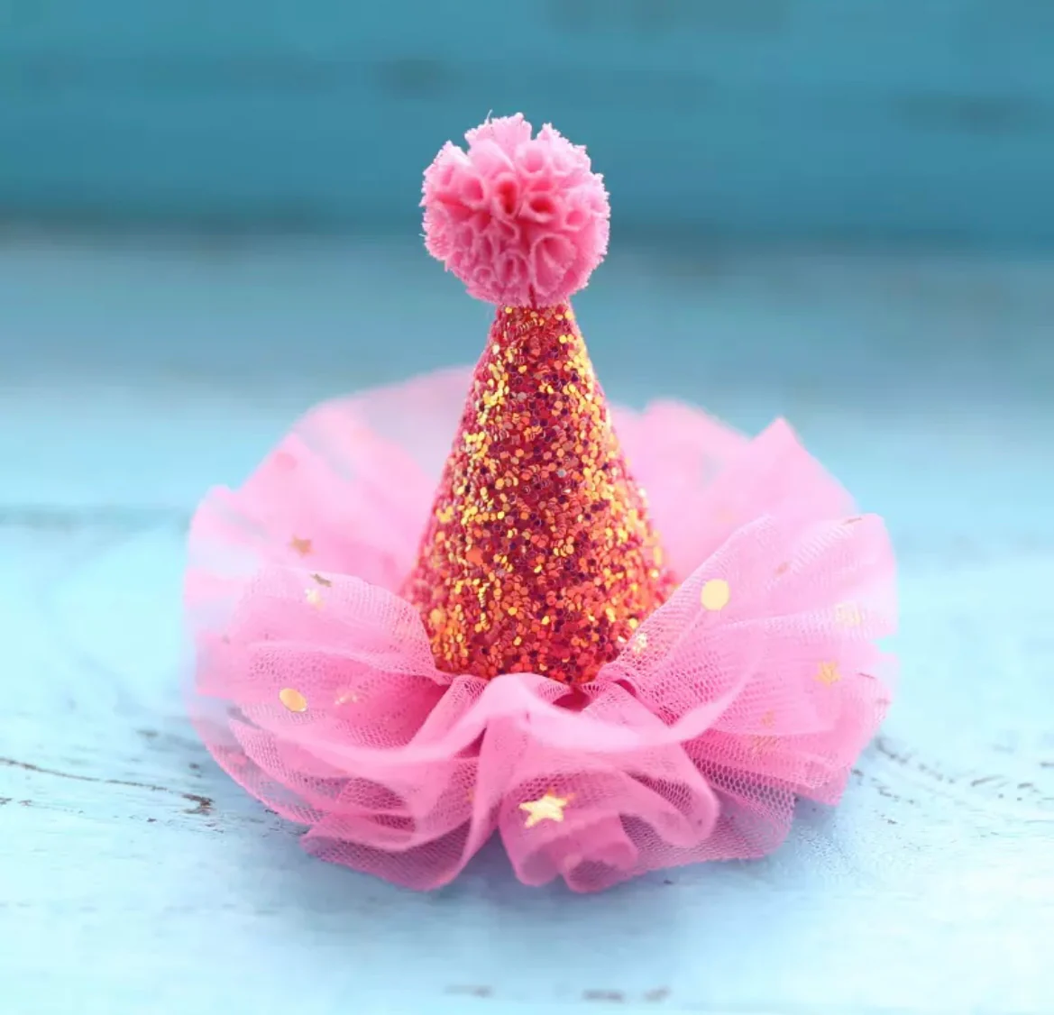 Baby Birthday Party Hat - Bright Pink