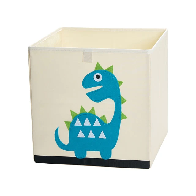 Liddy - Neutral Storage Toy Box for Kids - Folding Animal Toy Storage Cube