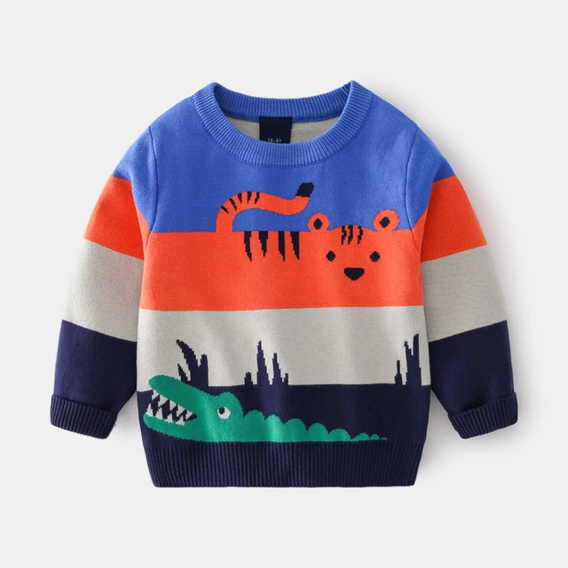 Designer Looks - Boys Knitted Sweater, 1-8T Toddler