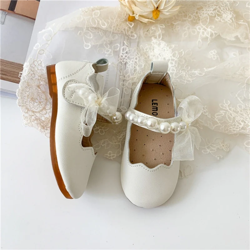 Black Pearl - Girls Party Shoes , Girl Princess Shoes, Flower Girl Shoes