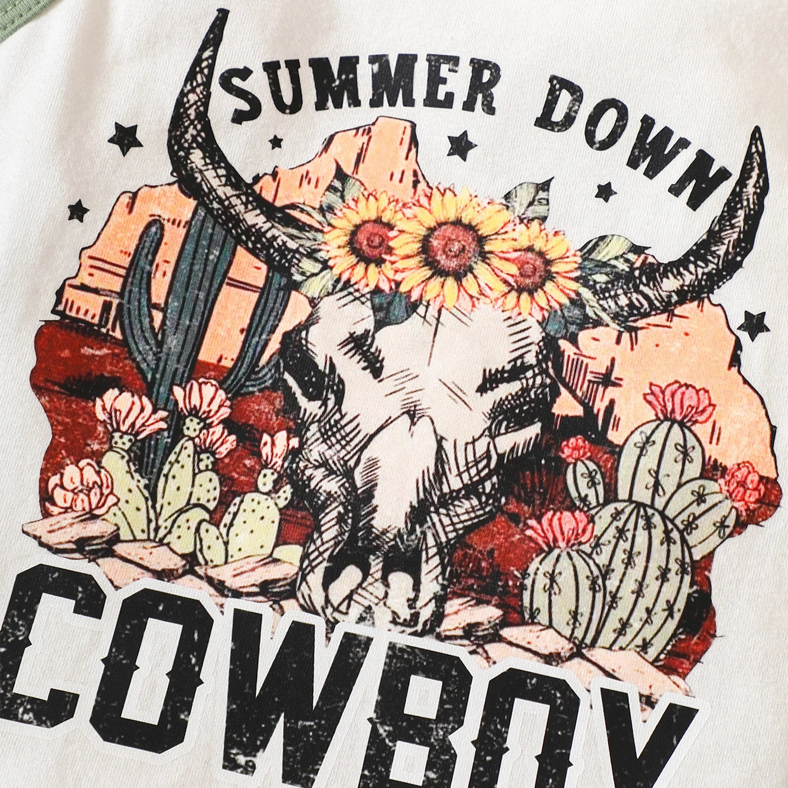 Western Baby Boys Singlet & Shorts Clothes Sets 2pc