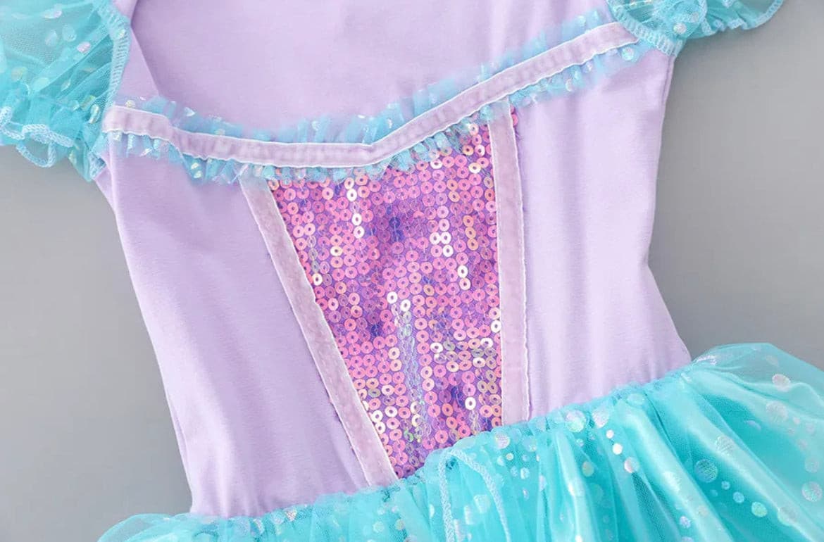 Mermaid Disney Costume Romper for Baby Girl Romper - Mermaid A