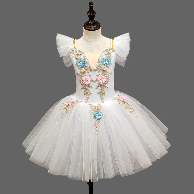 Girls Ballet Dress - Princess style with tulle skirt