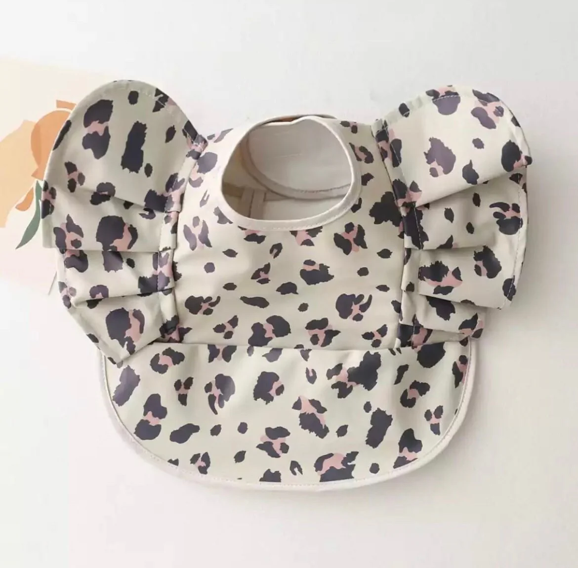 Waterproof Spill Baby Bib with Frills