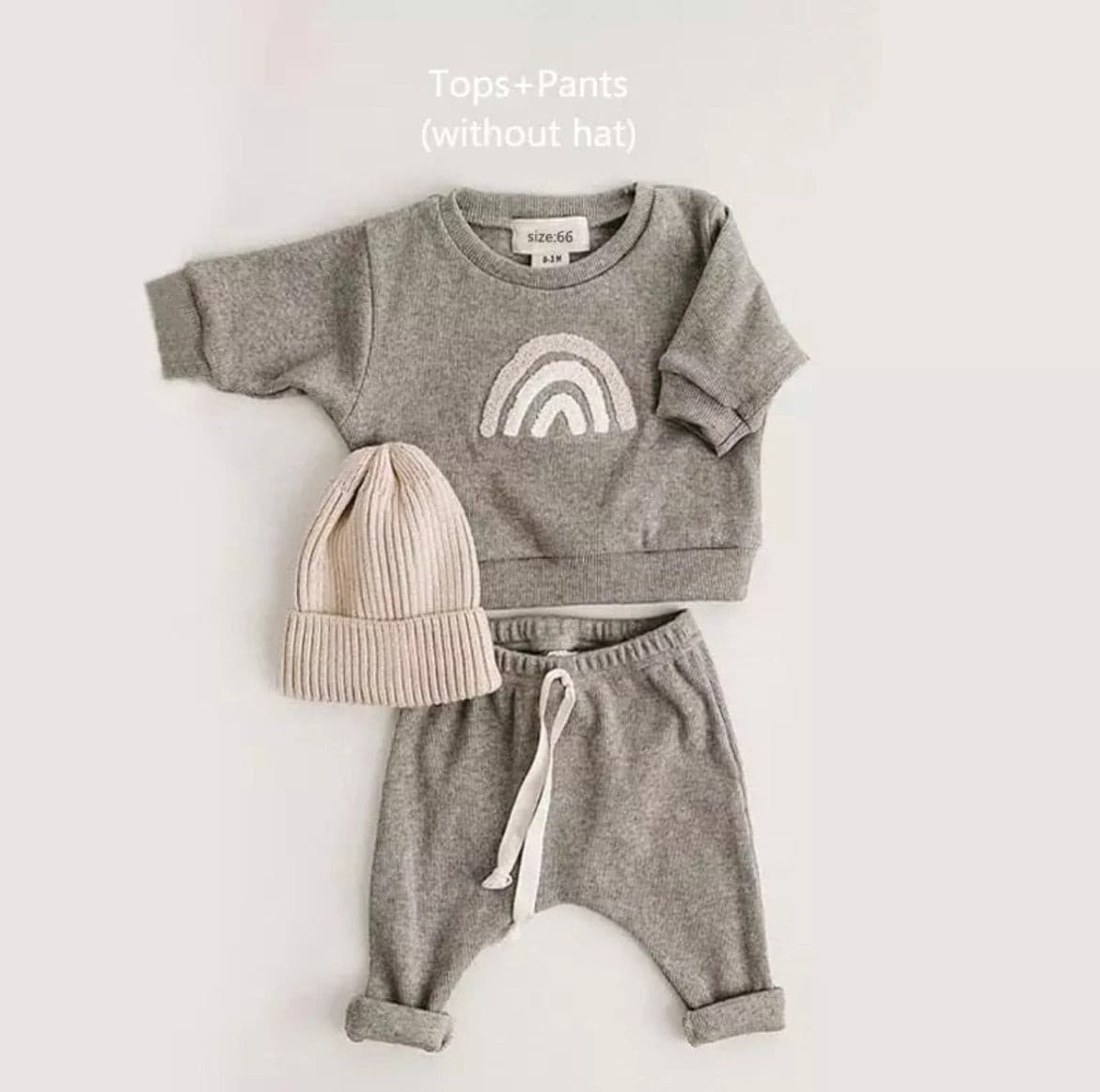 Waffle Knit Unisex Tracksuit Set