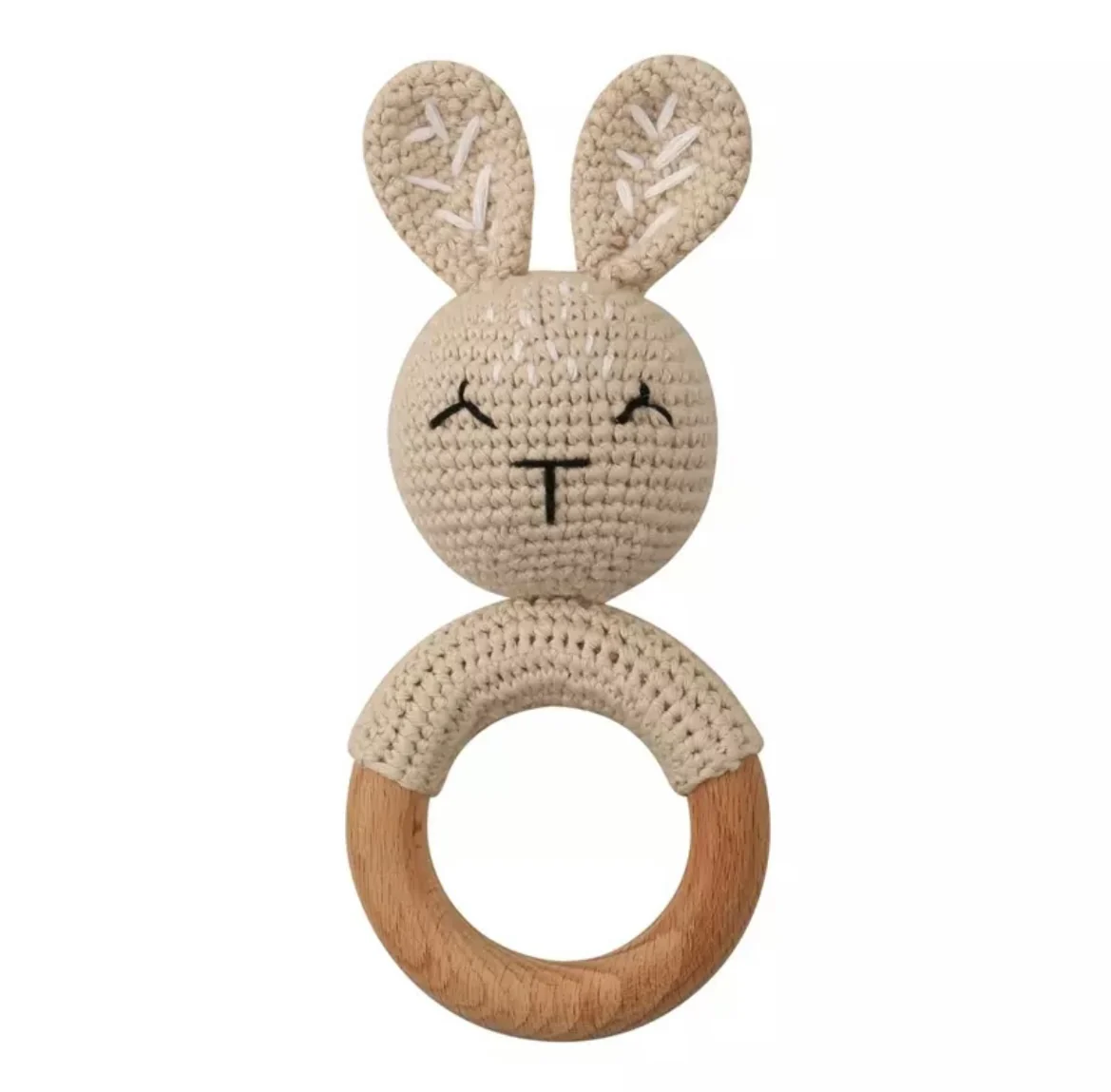 Crochet Baby Bunny Rattle