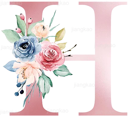 Personalised Pillow Cases Custom Initial Flower with Name Cushion Cover