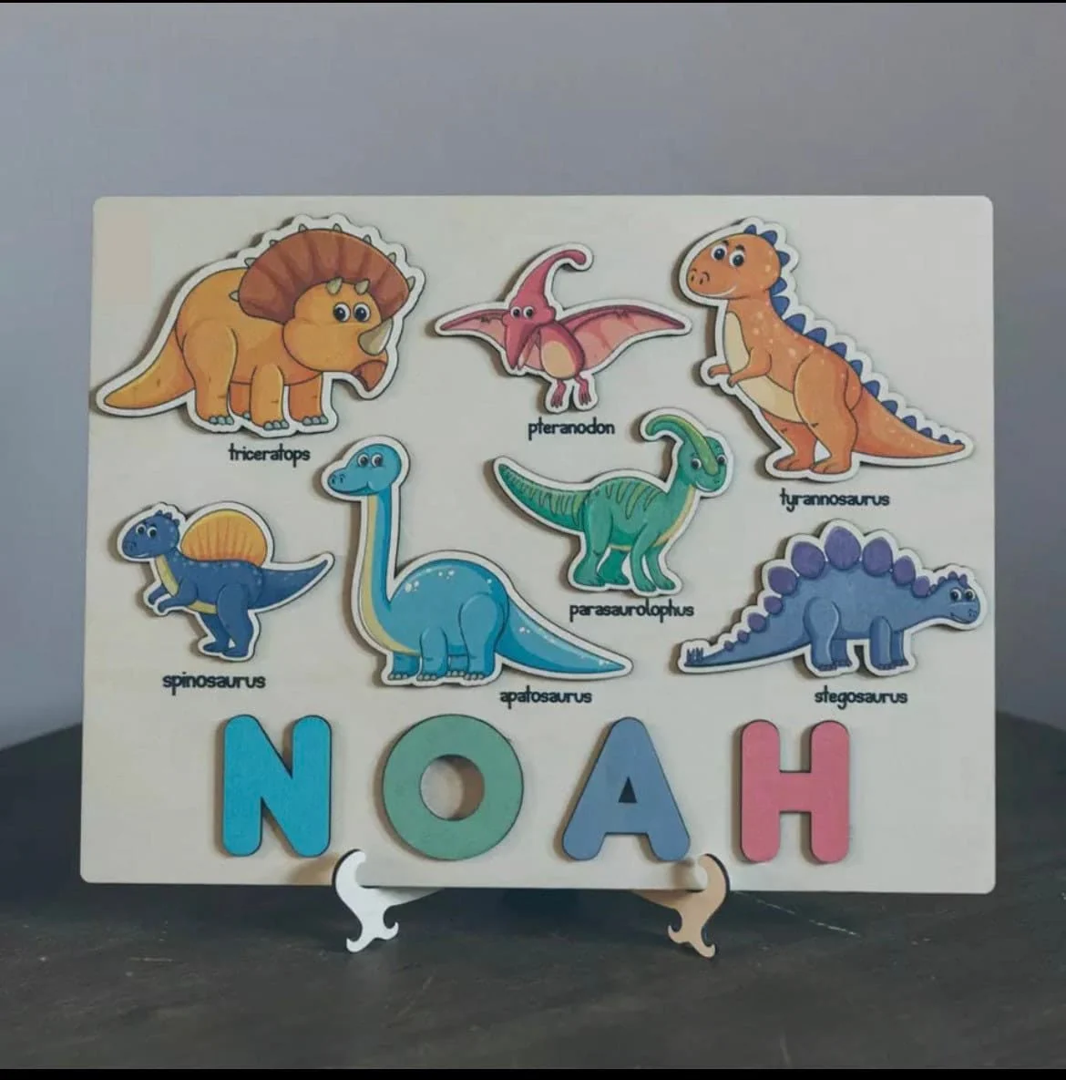 Wooden Name Puzzle - Personalized Name Puzzle Toy Gift