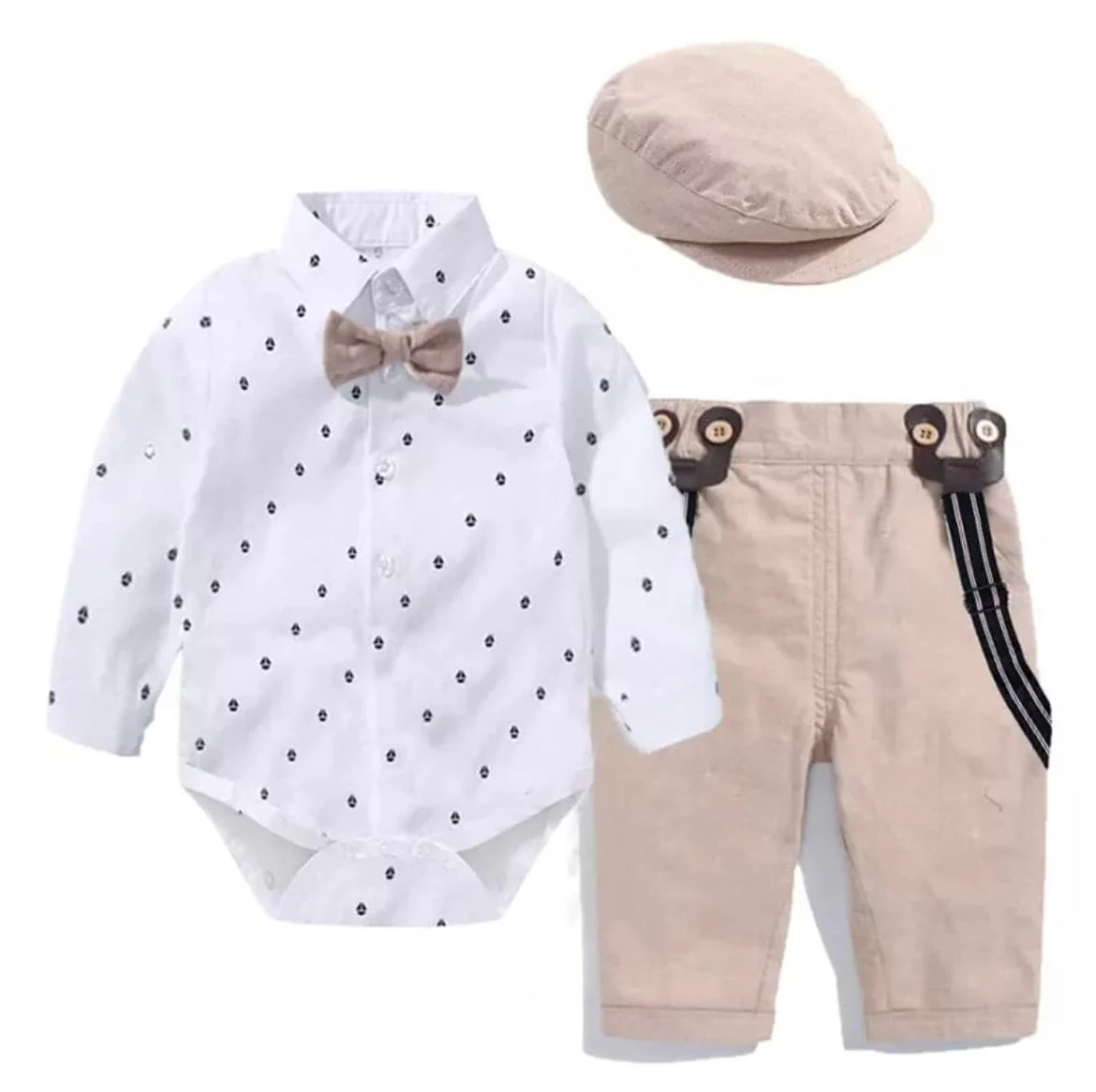 Berkeley - Baby Boy Gentleman Romper Suit Set
