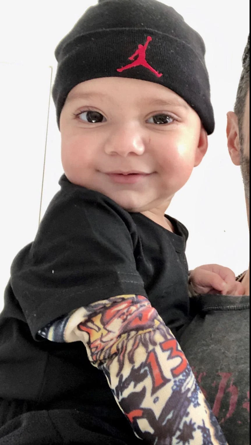 Baby Tattoo Onesie - Black