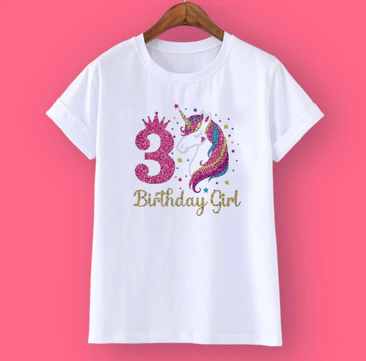 Unicorn Birthday Tee