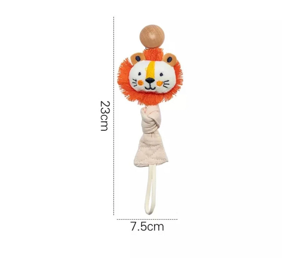 Baby dummy clip with Soft Toy
