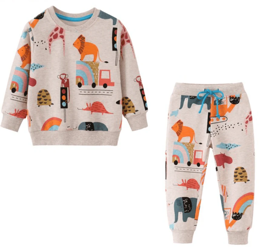 Bright Colours - Soft Cotton Tracksuit
