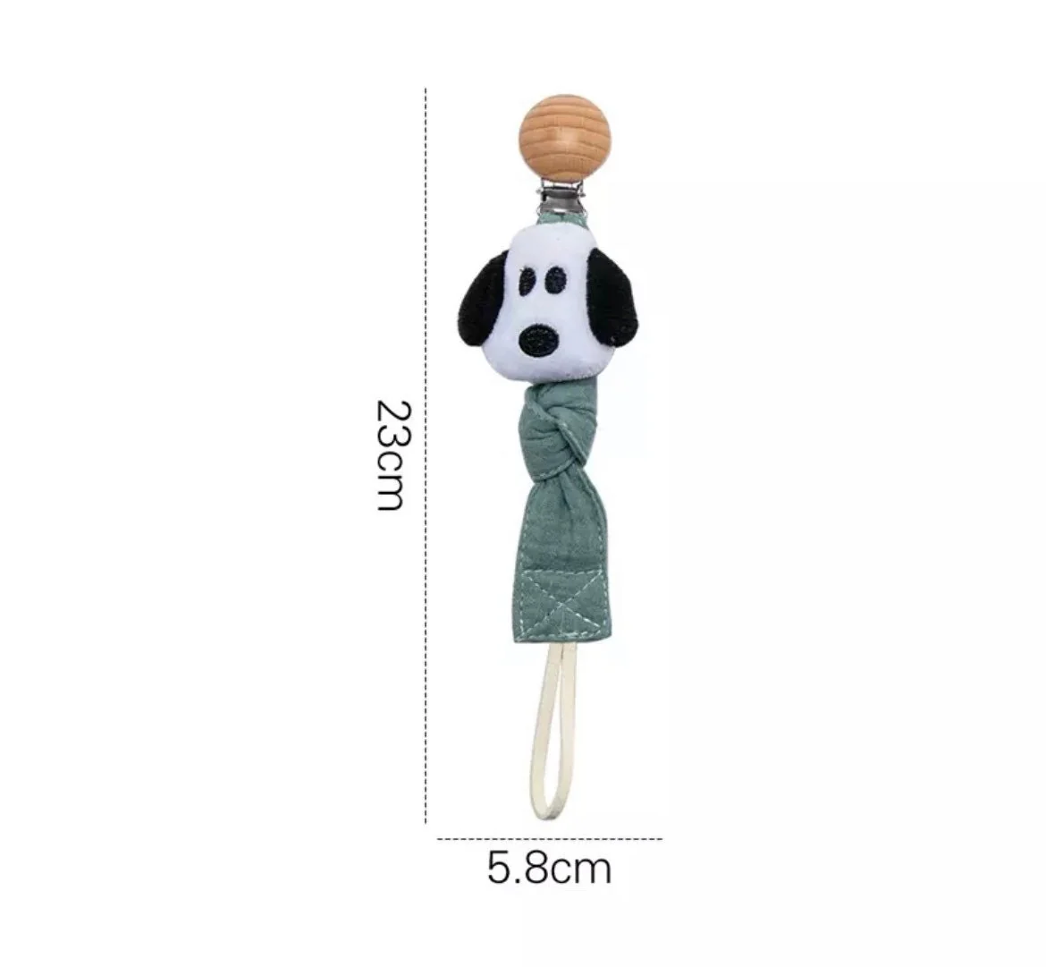 Baby dummy clip with Soft Toy