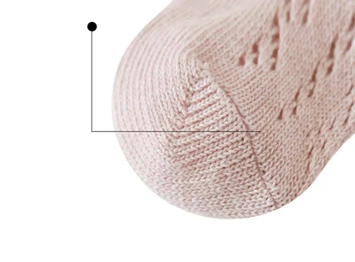 Crochet Girls Socks - Spanish Style Girls Socks - Linen Beige