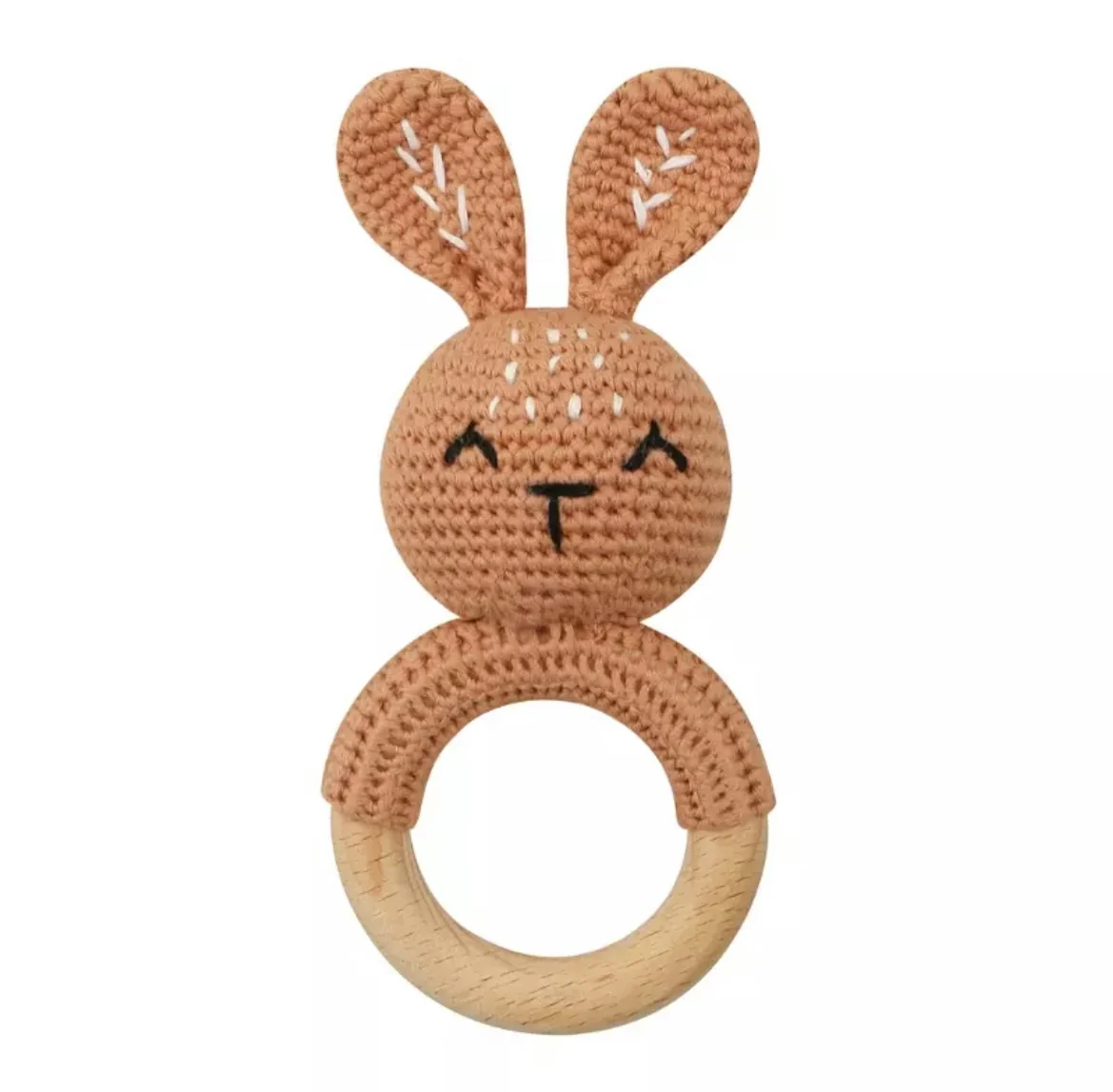 Crochet Baby Bunny Rattle