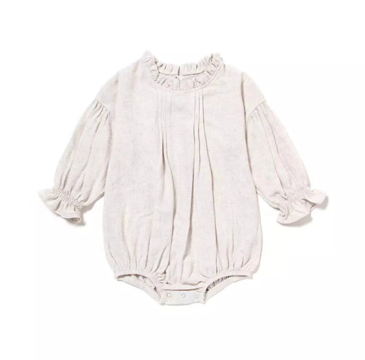 Boho  Baby Girls Linen Romper