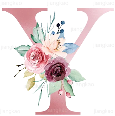 Personalised Pillow Cases Custom Initial Flower with Name Cushion Cover