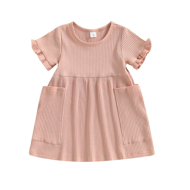 Nola - Girls Dress Short Sleeve with Pockets