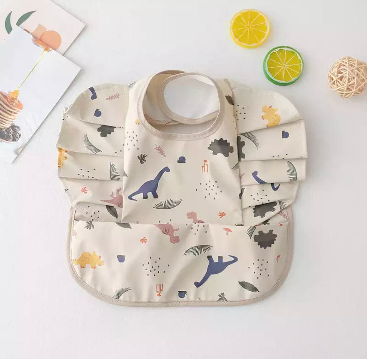 Waterproof Baby Bib - Dinosaur Print