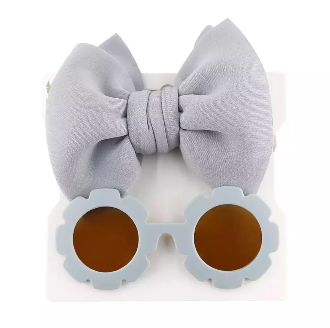 Daisy Sunglasses & Headband Bow Set