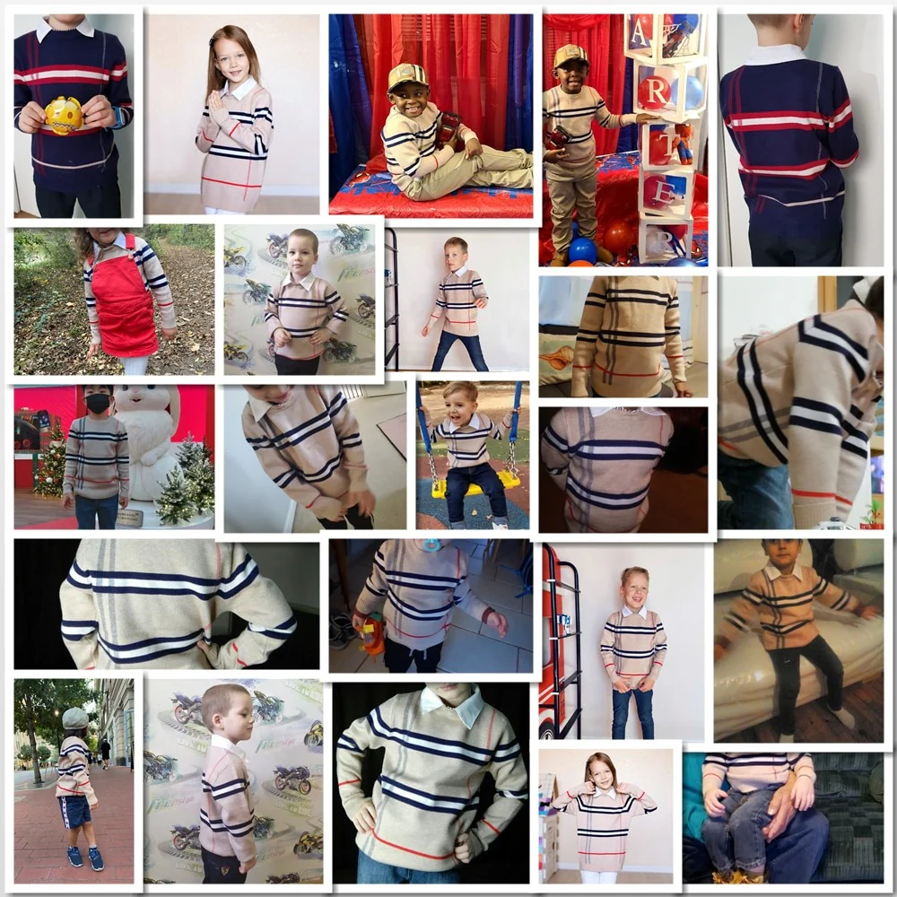 Designer Looks - Boys Knitted Sweater, 1-8T Toddler