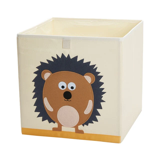 Liddy - Neutral Storage Toy Box for Kids - Folding Animal Toy Storage Cube